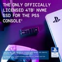 WD_BLACK SN850P 4TB PS5 SSD, Officially Licensed for PlayStation 5, Read Speeds Up to 7300 MB/s, M.2 2280 PCIe NVMe, Exclusive Heatsink Design, Internal Gaming SSD - 2