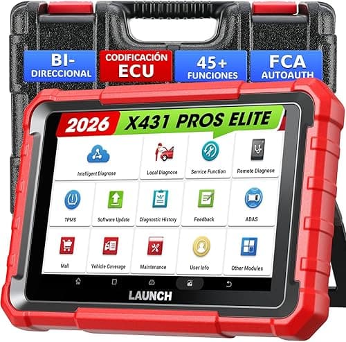 LAUNCH X431 PROS ELITE Bi-directional Diagnostic Scanner, ECU Online Coding, All System Scan Tool, Support 38+ Services, CANFD&DoIP, Guide Function, 2 Years Free Update