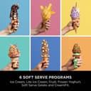 Ninja CREAMi Scoop and Swirl Soft Serve and Ice Cream Maker with 2x Tubs, 13 Functions, Makes Ice Cream, Soft Serve, Gelato, Sorbet, Milkshakes and More, Mix-In Option, Platinum Silver, NC701UK - 4