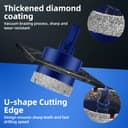Diamond Hole Saw 110 mm with Centre Drill Hard Brazed Diamond Core Hole Drill Tile Drill Glass Drill for Tiles, Porcelain, Ceramic, Quartzite, Marble, Limestone - 3