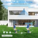Ctronics 4PCS Outdoor WiFi Surveillance Camera Kit, IP Camera Home Surveillance with Auto Human Detection Tracking, 30M Colorful Night Vision, Two-Way Audio, 3 Mounting Methods - 6