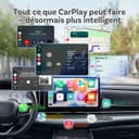 OTTOCAST Mini Nova, 2026 Upgraded 2 in 1 Wireless CarPlay Android Auto Adapter for iOS & Android Phone, Zero Lag Stable Connection, Auto-Connect, Dual Phone Support, Ultra-Compact Design - 2