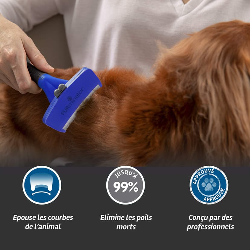 FURminator Outil Undercoat deShedding Chien L Poils longs - 5