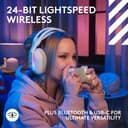 Logitech G Astro A20 X LIGHTSPEED Wireless Gaming Headset for PS5, Xbox, Nintendo Switch/Switch 2, PC with 2-system PLAYSYNC Audio, Bluetooth, LIGHTSYNC RGB, and 48 kHz Boom Mic - White - 9