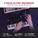 Akai Professional MPK Mini Plus - USB MIDI Keyboard Controller with 37 Mini Keys, 8 MPC Pads, Sequencer, MIDI/CV/Gate I/O, Music Production Software and Native Instruments Sound Package - 4
