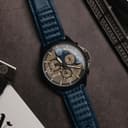 AVI-8 Men's 43mm P-51 Mustang Blakeslee Chronograph D-Day 80 Limited Edition Watch with Leather Strap AV-4077 - 2