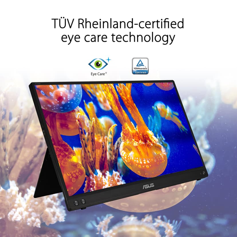 ASUS ZenScreen MB16ACV Portable USB Monitor- 15.6 inch Full HD, IPS, Hybrid Signal Solution, USB Type-C, Flicker Free, Blue Light Filter, Anti-glare surface, Antibacterial treatment - 6