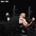 GORILLA SPORTS® Weight Bench - with 100kg Weights, Barbell Bar, EZ Curl Bar, Dumbbells, Adjustable, Rack, Dip Station, Preacher Pult, Leg Extension, Black or White - Training, Workout Bench, Multi Gym - 9