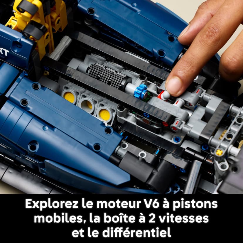 LEGO Technic F1 Oracle Red Bull Racing RB20 - Jeu de Construction Collector pour Adulte - Inclut Un Moteur V6 et Une boîte de Vitesses - Idée Cadeau pour passionnés de Formule 1 42206 - 4