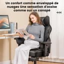 COMHOMA Gaming Chair, Ergonomic Office Chair with Adjustable Armrests, Sprung Lumbar Support for Big and Tall People, 330lbs Wide Seating, Black - 4