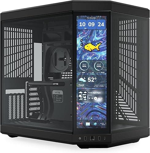 HYTE Y70 Touch Infinite Mid Tower Case Pitch Black E-Atx/Atx/M-Atx/M-Itx