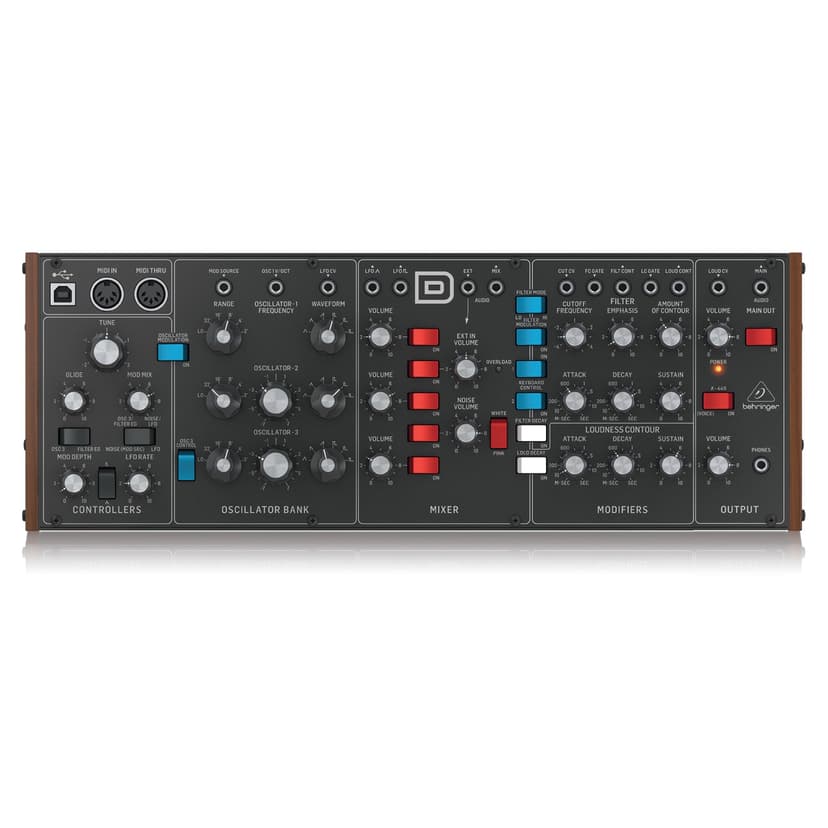 Behringer Model D Synthétiseur Analogique avec 3 Vcos, Fi… - 1
