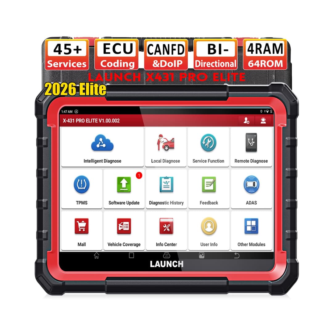 LAUNCH X431 Pro Elite Diagnostic Tool, Bi-Directional OBD…
