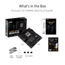 ASUS TUF GAMING B650-PLUS AMD Ryzen AM5 ATX motherboard, 14 power stages, PCIe 5.0 M.2 support, DDR5 memory, 2.5 Gb Ethernet, USB4 support and Aura Sync - 2