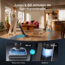 roborock F25 XT Wet Dry Vacuum Cleaner, Cordless Vacuum Mop All in One for Hard Floor, 20000Pa Hardwood Floor Cleaner with Zero Tangle, 194°F Hot Air Flash Drying Electric Mop, 180° Lie Flat, WiFi - 9
