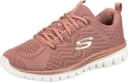 Skechers Women's Graceful Get Connected Sneaker, Mauve Mesh Trim, 5 UK - 1