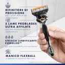 Gillette lot de 20 Recharges de Rasoir pour Hommes Proglide, authentiques, Cartouche A 5 Lames Ultra-Affutées, Nouvelle Lubrification, Bande Lubrifiante x2, Rasage du Visage Flexible - 6