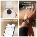 Withings ScanWatch 2, Heart Health Hybrid Smartwatch for Men & Women - ECG, SPO2, Temperature Monitoring, Sleep, Respiratory Health, Cycle Monitoring, 35 day Battery Life, iOS & Android - 2