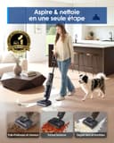Tineco Floor One i6 Stretch Aspirateur Laveur sans Fil, Aspirateur Sec et Humide, Aspiration Puissante 20 kPa, portée à Plat 180°, Nettoyage Deux Bords, 40 Min d'autonomie, séchage 5 Min 85°C - 2