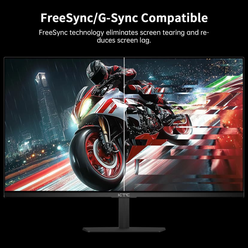 KTC 24.5 inch 400Hz 240Hz Gaming Monitor | Fast IPS 1ms | FHD 1080P Monitor | HDR 400 128% sRGB | HDMI x2, DP x2 |Tilt Adjustability VESA Monitors Black H25X7 - 5