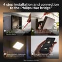 Philips Hue White and Color Ambiance Discover Outdoor LED Garden Spotlight, Outdoor Lamp with 16 million Colors Palette and Dimmable, Smart LED App Controlled - 3