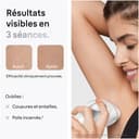 Braun Silk-Expert Pro 3 Pulsed Light, Home Hair Removal, Alternative to Laser Hair Removal, IPL Epilator with Case and 3 Heads for Face and Body, White/Silver, PL3230 - 3