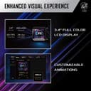 ASRock Phantom Gaming 360 LCD All-in-One CPU Liquid Cooler, 3.4" Full-Color LCD Display, 3-Phase Pump, Dual-Inlet, 360mm Radiator, 0dB Mode, 6-Year Warranty - 3