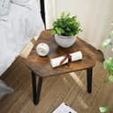 VASAGLE Nesting Coffee Table, Set of 3 End Tables for Living Room, Stacking Side Tables, Sturdy and Easy Assembly, Steel Frame, Industrial Style, Rustic Brown and Black LNT14BX - 8