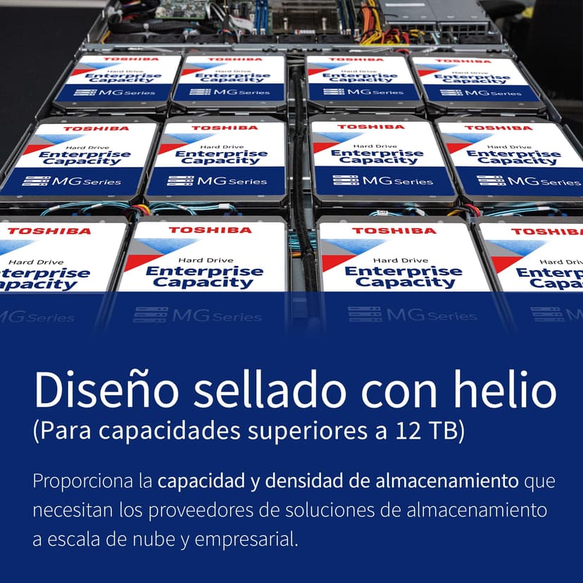 Toshiba 18TB Enterprise Internal Hard Drive – MG Series 3.5" SATA HDD for Server, Storage, 24/7 Operation, Hyperscale, Cloud (MG09ACA18TE) - 2