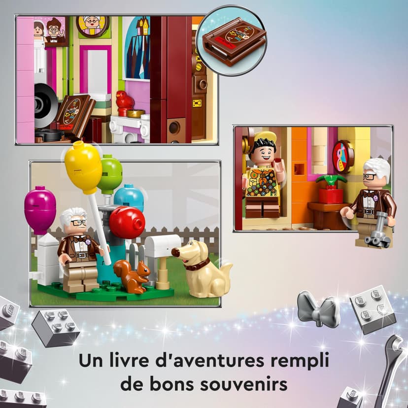 LEGO Disney and Pixar ‘Up’ House Buildable Toy with Balloons, Carl, Russell and Dug Figures, Collectible Model Set, Iconic Gift Idea for Kids, Girls & Boys 43217 - 5