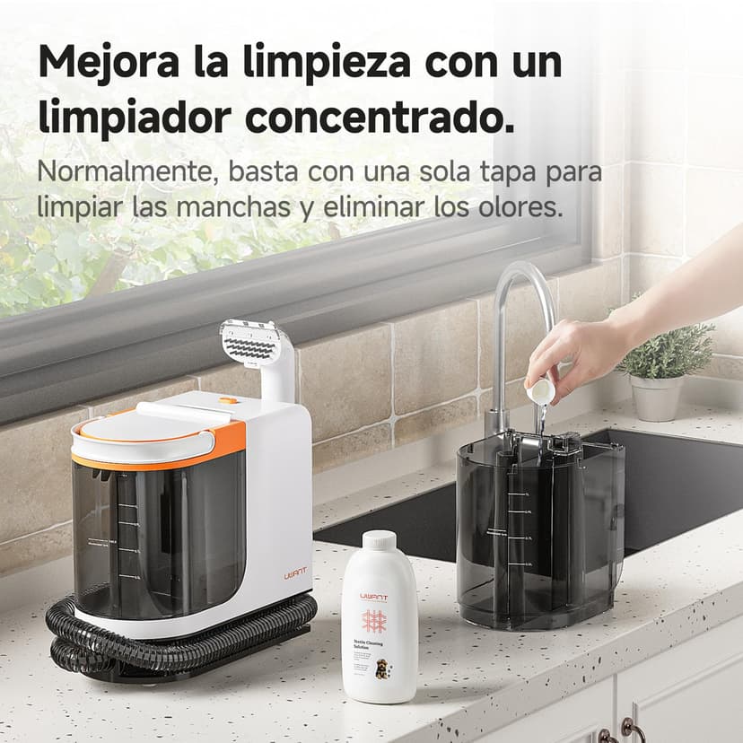 uwant B300PRO Professional Portable 18 Kpa Powerful Suction Sofa Cleaner with Accessories, 2-in-1 Fabric Sofa Cleaner for Carpets, Furniture, Fabric, Car, Animals - 7