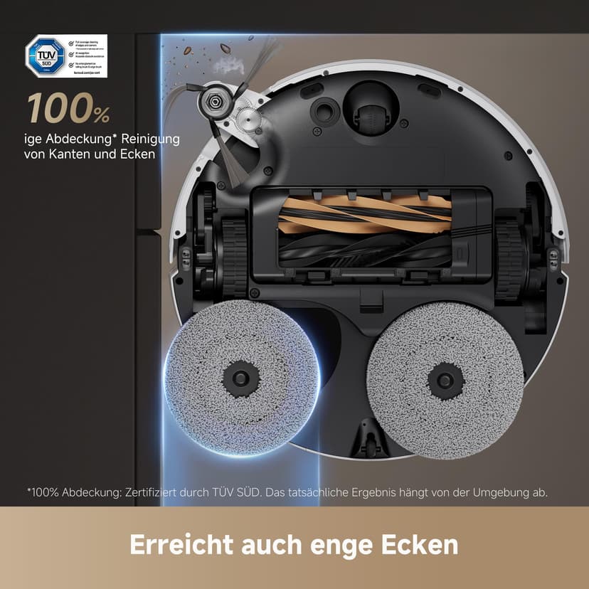 DREAME X50 Ultra Complete robot vacuum cleaner with automatic emptying and automatic mop cleaning, suction up to 20,000 Pa, deep cleaning from edge to edge - 6