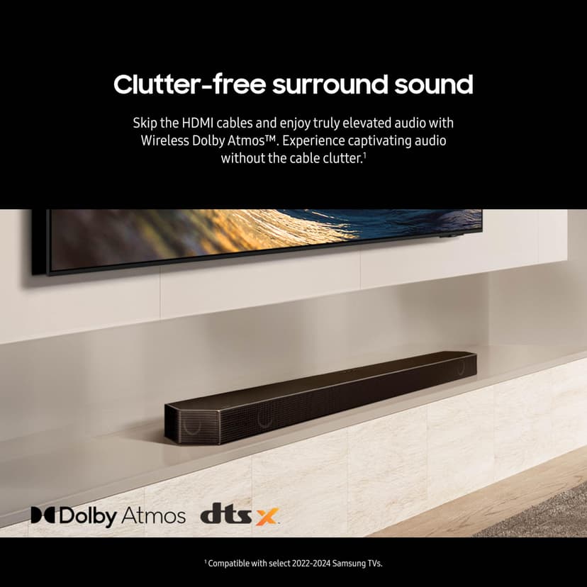 SAMSUNG HW-Q990D Sound Bar 11.1.4 ch with Dolby sound, surround sound expansion, adaptive sound, wireless subwoofer, 2024 - 5