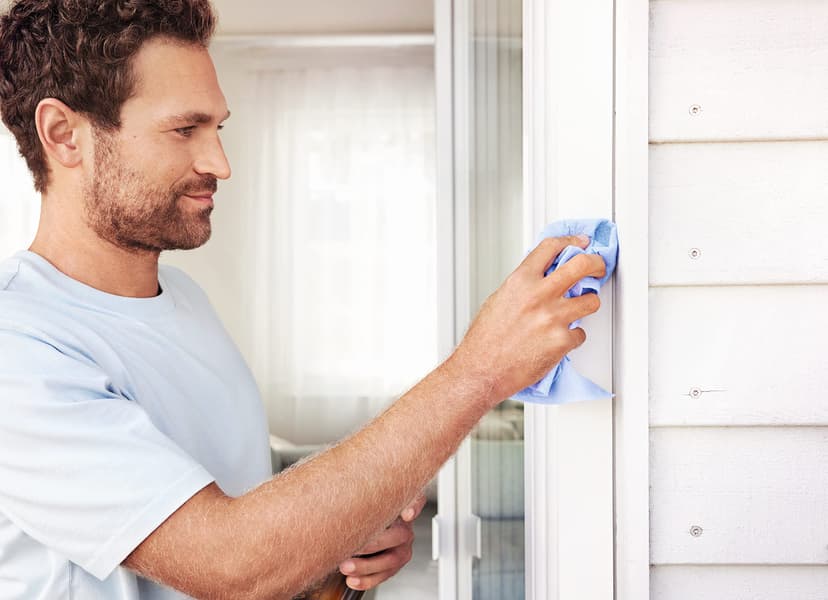 tesa Insect Stop Magnetic Curtain - self-Closing - Insect Screen Curtain with Magnets for Balcony and Patio Doors - for Easy Installation Without Drilling - 2.1 m x 0.9 m - 2