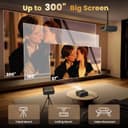 [Elektrischer Fokus/Auto-Keystone] FUDONI Projektor mit WiFi 6 und Bluetooth Dual-Wege, 650ANSI Native 1080P 4K-Unterstützung Outdoor Filmprojektor max. 762.0 cm Display, für iOS/Android/TV-Stick/HDMI - 6
