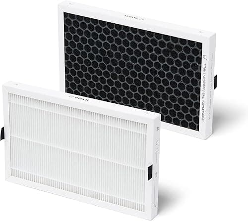 Bosch 2-Pack Replacement Filter for Dry Dehumidifiers - High-Efficiency, Easy-to-Install & Long-Lasting 2-in-1 Air Purification