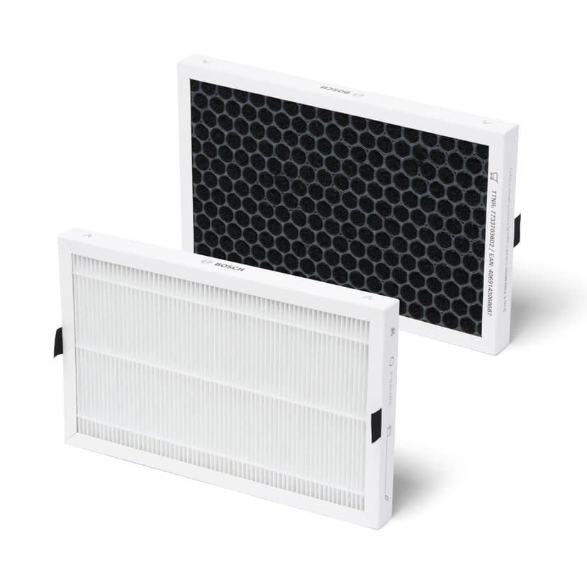 Bosch 2-Pack Replacement Filter for Dry Dehumidifiers - High-Efficiency, Easy-to-Install & Long-Lasting 2-in-1 Air Purification - 1