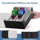 Mlikero Card Deck Case for Trading Cards 1800+, Leather Magnetic Closure Commander Storage Box Magic Card Protectors Fit for MTG and Sport Cards - 6