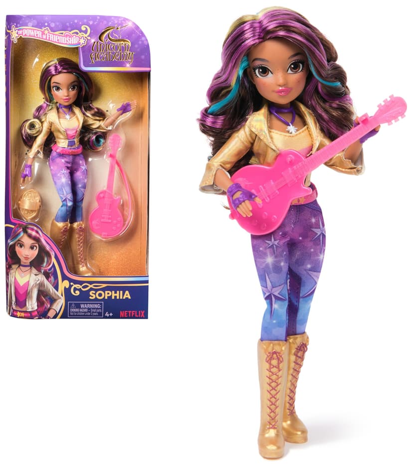 Unicorn Academy, Power of Friendship Sophia Doll with Gui… - 1