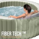 Intex 4-Person Olive Green Round Bubble SPA Set 28426NP (196cm x 71cm) - 7