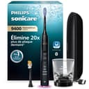 Philips Sonicare DiamondClean Smart 9400 Electric Toothbrush, Sonic Toothbrush with App, Pressure Sensor, Brush Head Detection, 4 Cleaning Modes and 3 Intensity Levels, Black, Model HX9917/89 - 1