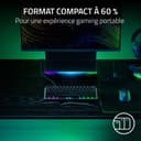 Razer Huntsman V3 Pro Mini (Switches Analog) - Clavier Gamer Optique 60% (Switches Analogiques réglables de 0,1 à 4,0mm, Déclenchement Rapide, Touches en PBT Doubleshot) Clavier AZERTY | Noir - 9