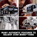 LEGO Star Wars at-at Walker 75313 Buildable Model, Collectible Set for Adults, Ultimate Build and Display Set, 9 Minifigures Including General Veers, Luke Skywalker, Snowtroopers Drivers (6333003) - 4