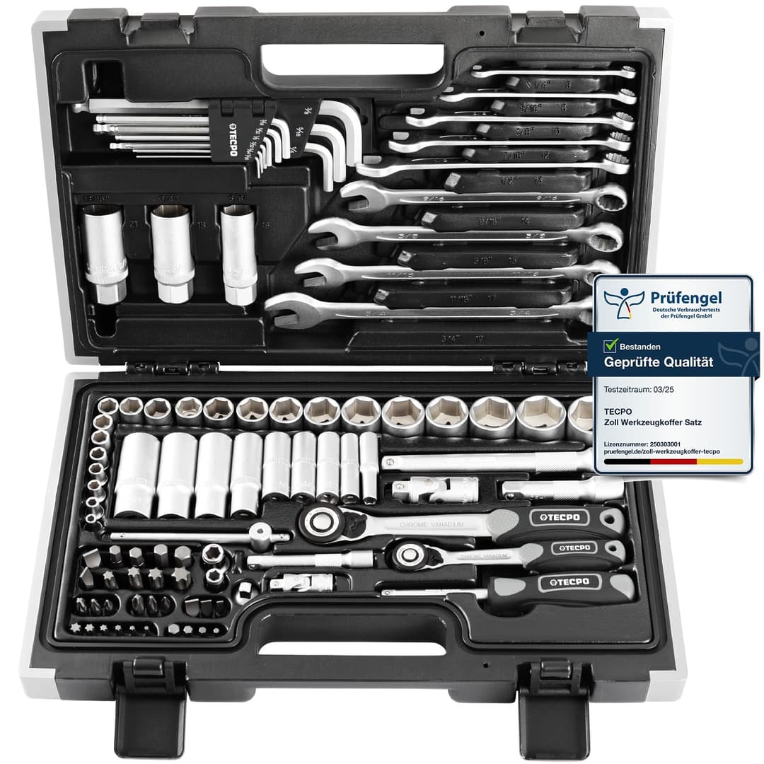 TecPo Inch Tool Set Harley Socket Spanner Nuts Sizes Nut …