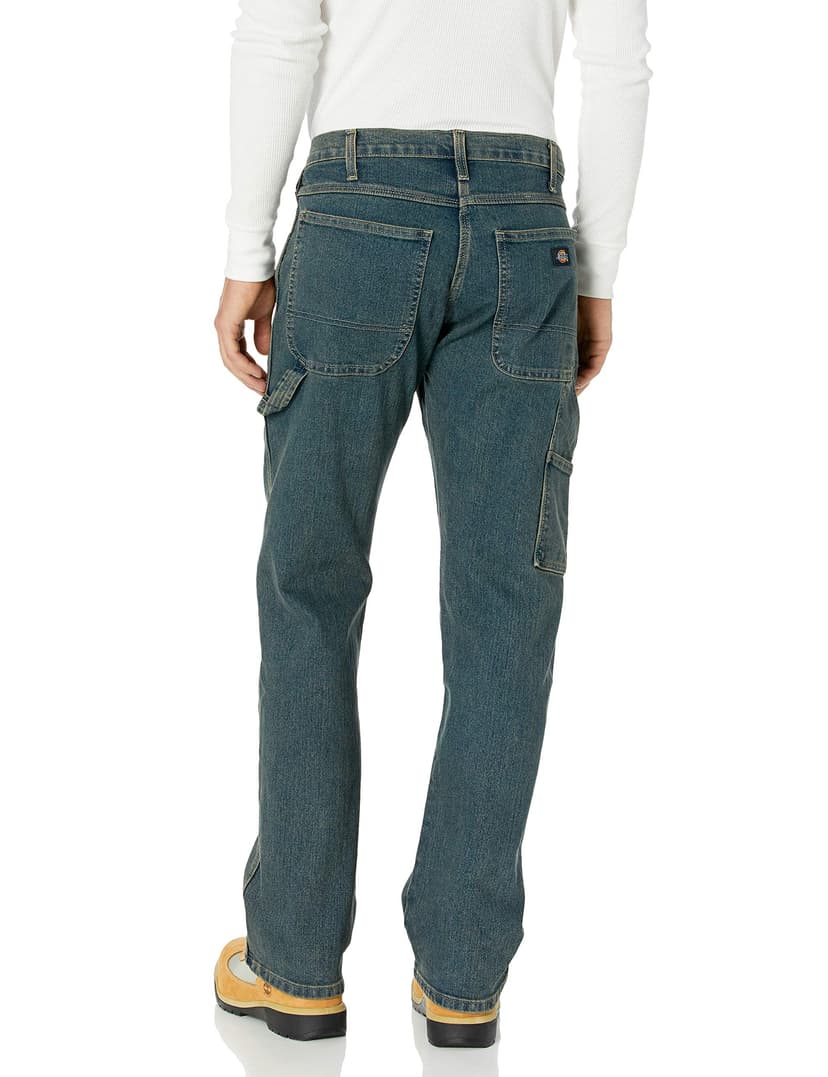 Dickies Men's Flex Carpenter Denim Jean, Tinted Heritage Khaki, 30W x 32L - 2