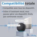 Shelly Blu Door/Window Black - Smart Bluetooth Montion Sensor Alarm, Home Security, Remote Control Detector, App Alerts, Alexa & Google Home, Gateway Required, Scene Activation, Lux Sensor - 7