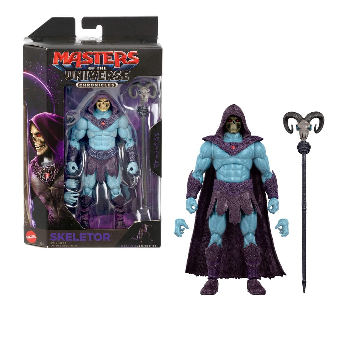 Masters of The Universe Chronicles Figurine Skeletor, méc…