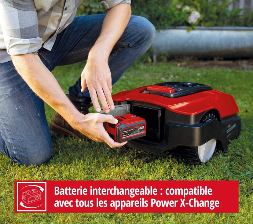 Einhell mower robot FREELEXO 300 Solo Power X-Change (Li-Ion, 18 V, 300 m², second-area mode, with installation accessories, without battery) - 5