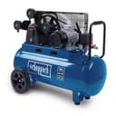 Scheppach Compresseur à air HC550TC – 400 V – 3000 W / 3 PS – Tri-cylindres – Cuve 100 L – 10 bar – Entraînement par courroie – Puissance d'aspiration 550 L/min – Transport facile - 1