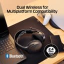 HyperX Cloud Jet Dual Wireless Gaming Headset, 2.4GHz & Bluetooth, PC, Mac, PS5, PS4, Mobile, 40 mm Driver, 25 Hours Battery Life, Swivel-to-Mute Microphone, Lightweight Design, Black - 3